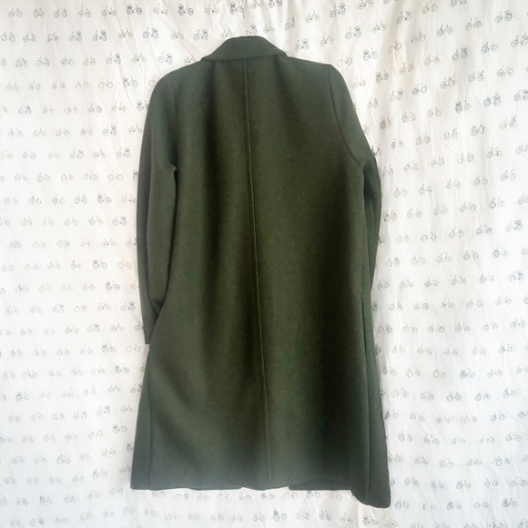 Zara Long Coat Outer Knit Green | XL - Picture 3 of 5